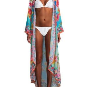 Ranees Beach embellished kimono